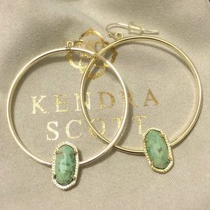 Kendra Scott Elora Gold Hoop Earrings